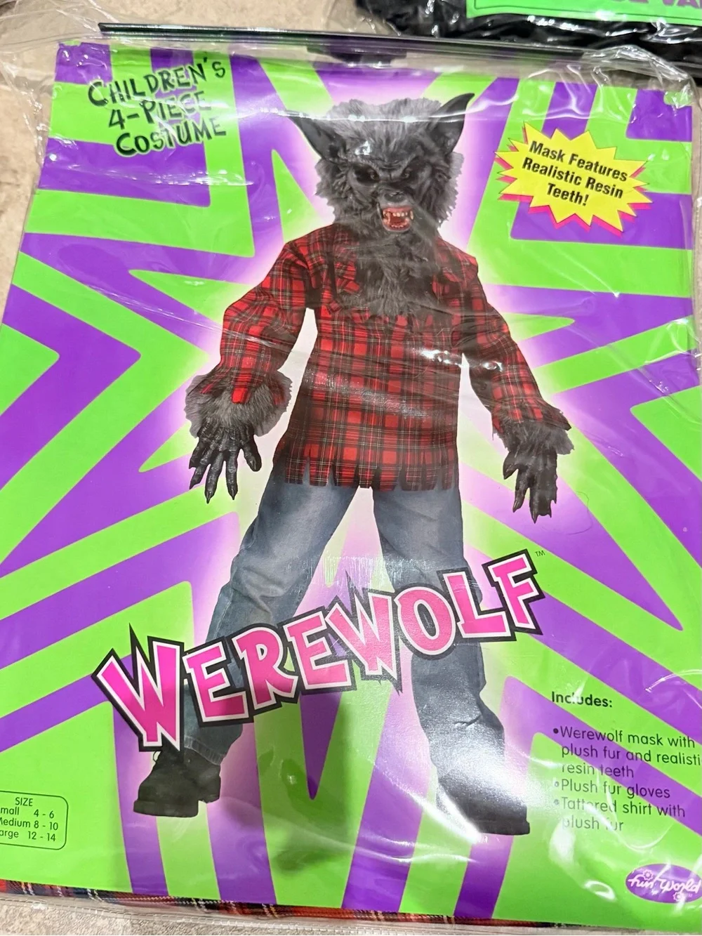 NEW Children's Werewolf Costume - 4 pcs (Kids)